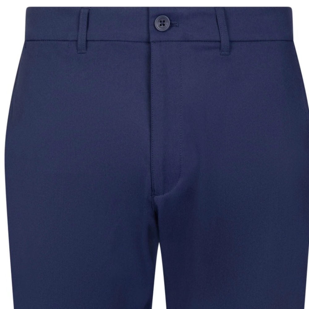 NWT Holderness & Bourne Tailored Performance Men's Light Navy Flat Front Shorts